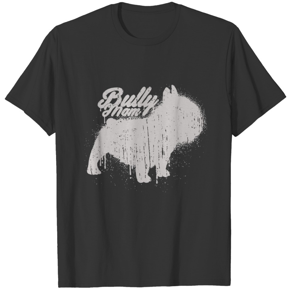 Grey- Frenchie Bully Mom T-shirt