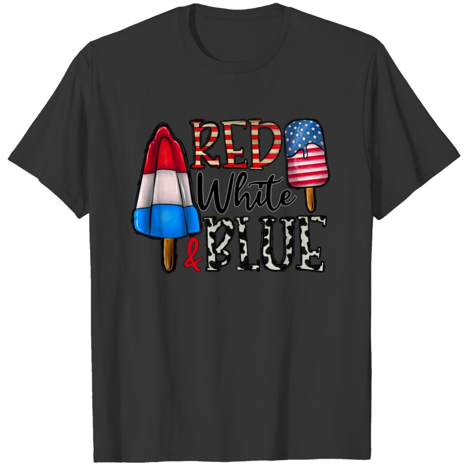 Red white blue T-shirt