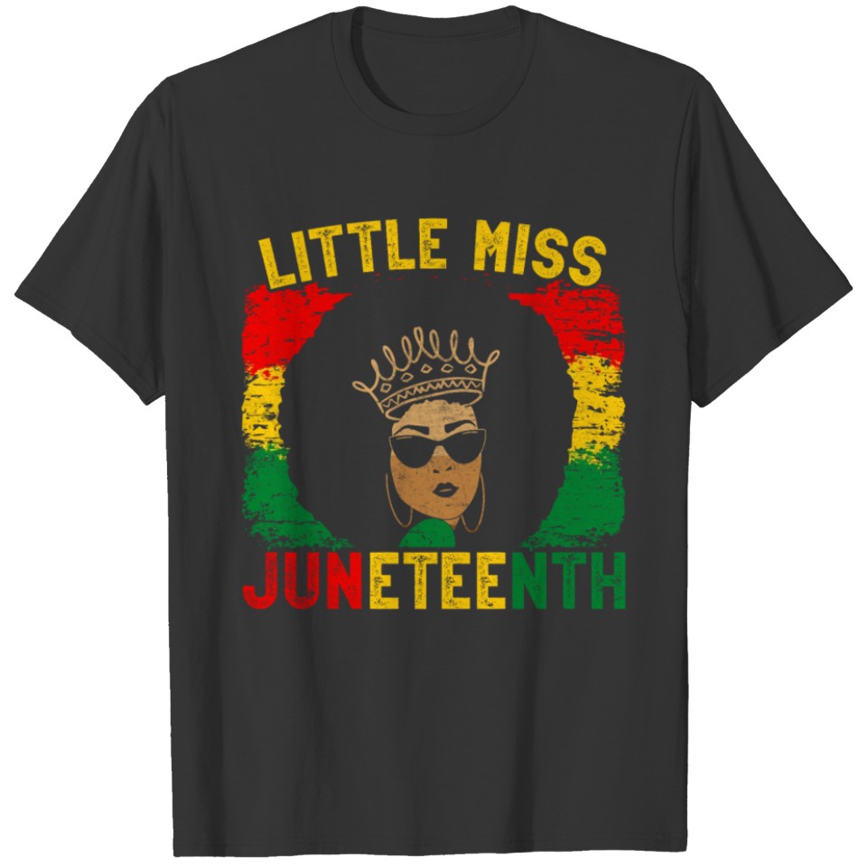 Kids Juneteenth 1865 Black Girls Toddler Novelty T Shirts