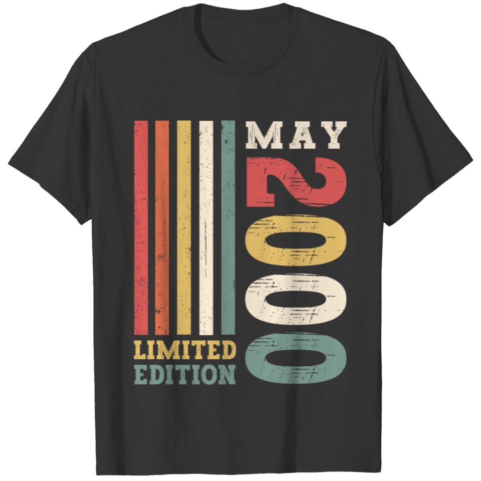Vintage 2000 May Limited Edition Bday Gift Men T-shirt