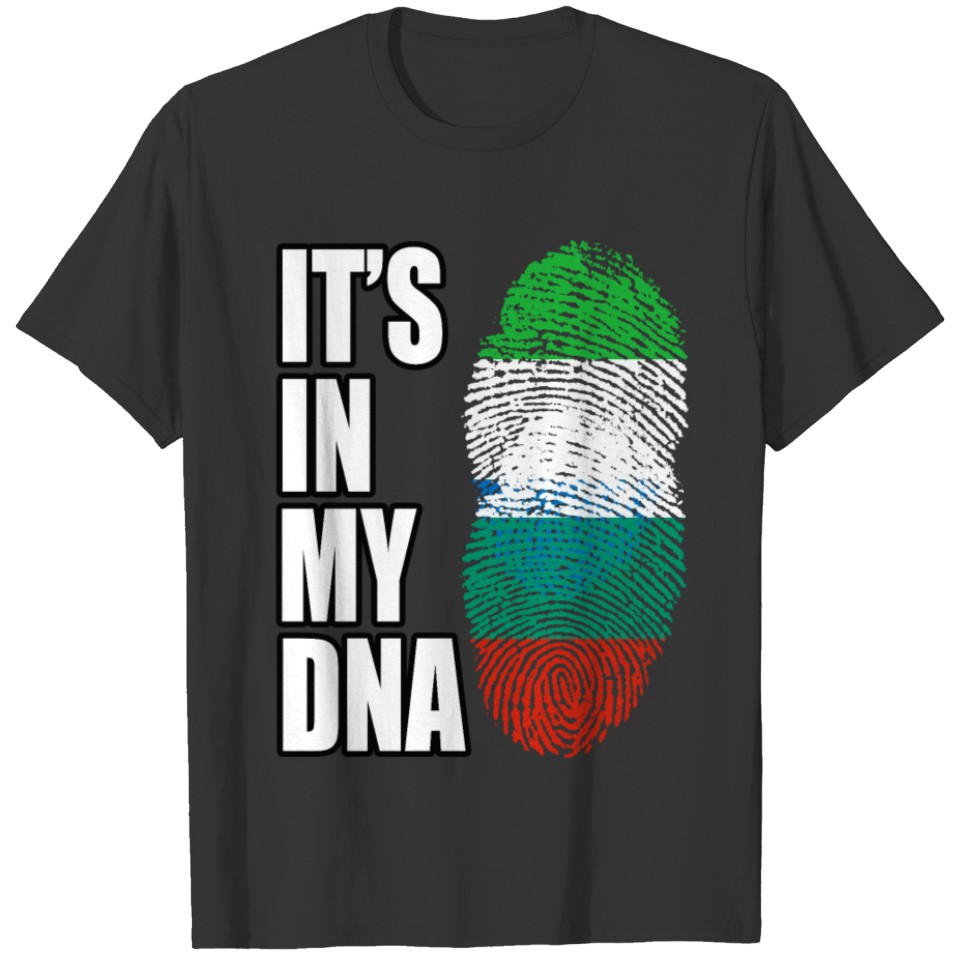 Sierra Leonean And Bulgarian Vintage Heritage DNA T-shirt