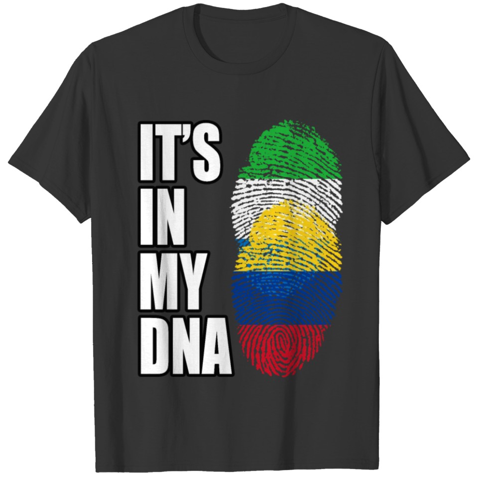 Sierra Leonean And Colombian Vintage Heritage DNA T-shirt