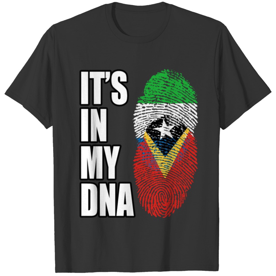 Sierra Leonean And Timorese Vintage Heritage DNA F T-shirt