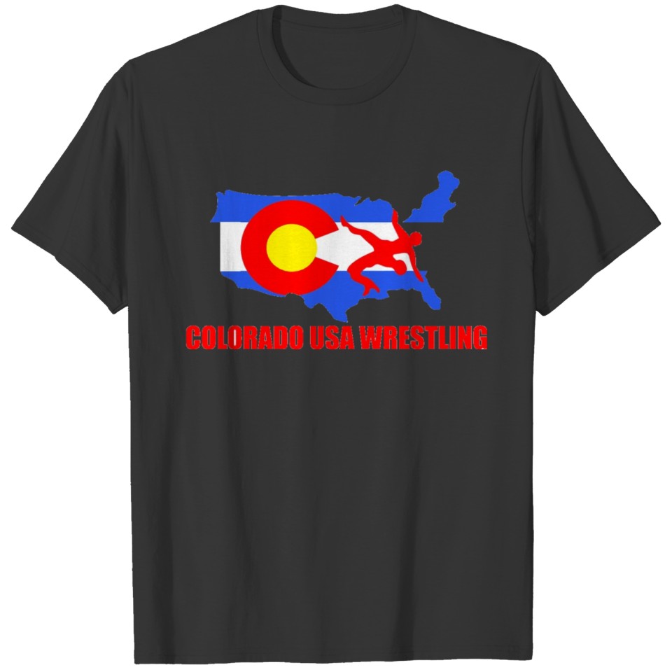 Team USA Wrestling Colorado Division T-shirt