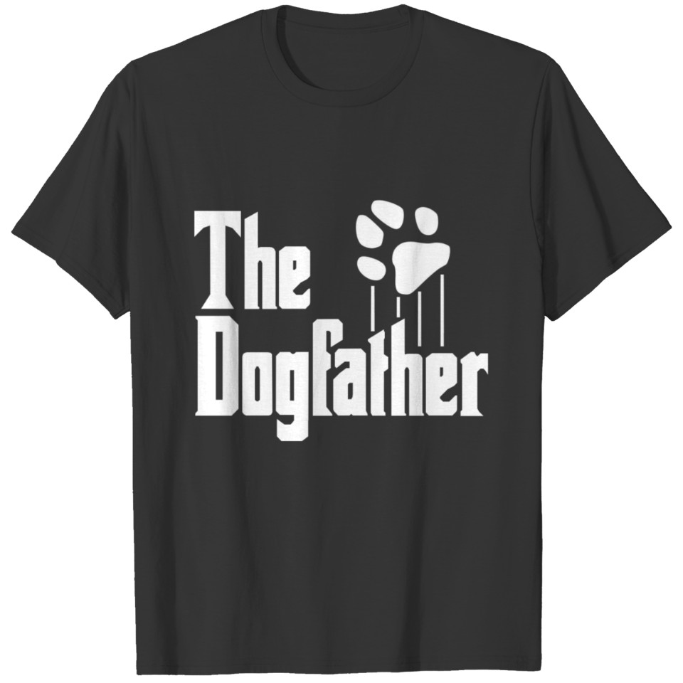 Dog Dad Dogs The Dogfather T-shirt