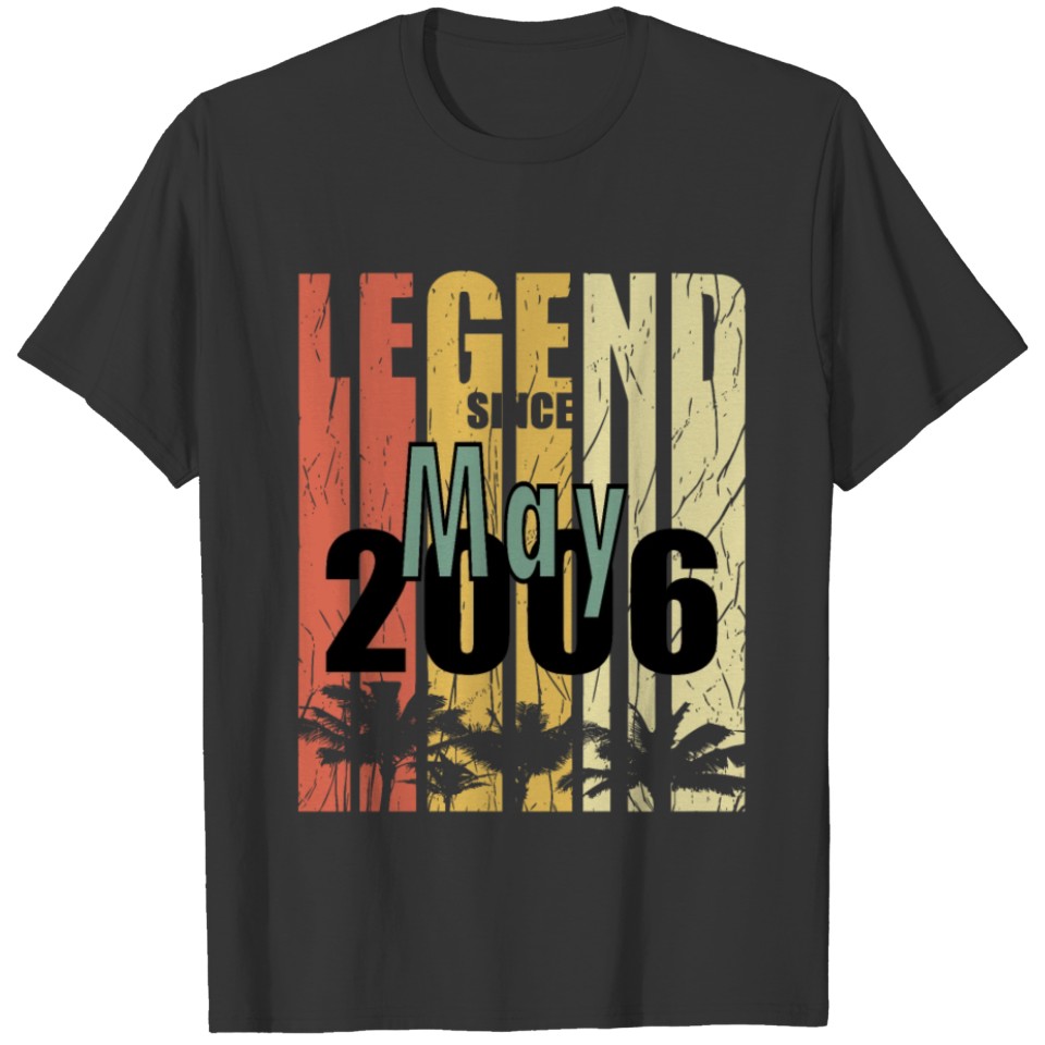 2006 vintage born in May gift T-shirt