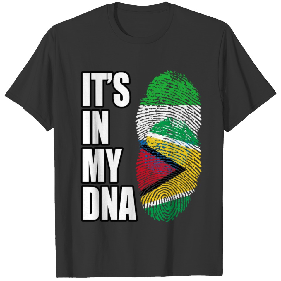 Sierra Leonean And Guyanese Vintage Heritage DNA F T-shirt