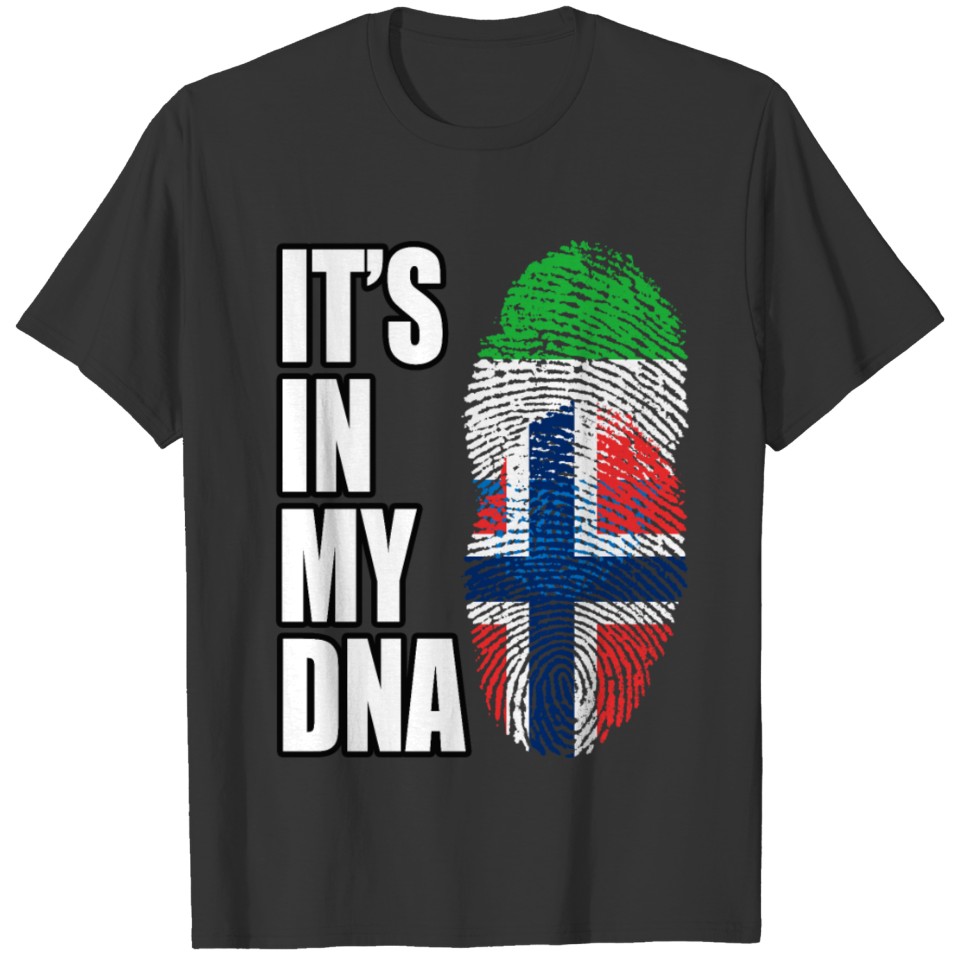 Sierra Leonean And Norwegian Vintage Heritage DNA T-shirt