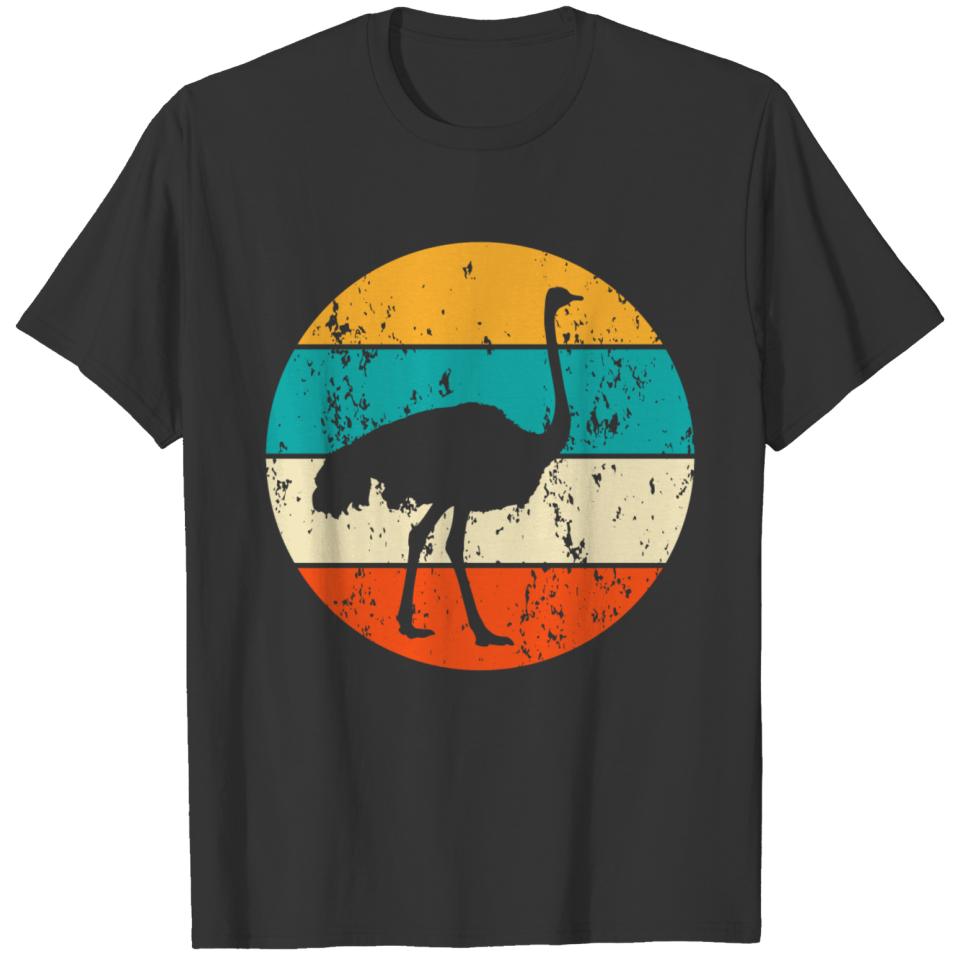 Vintage Retro Ostrich T-shirt