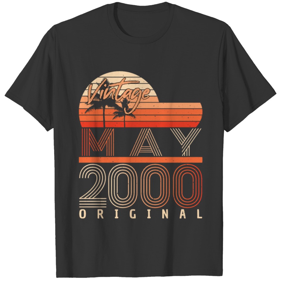 Year Of Birth 2000 May T-shirt