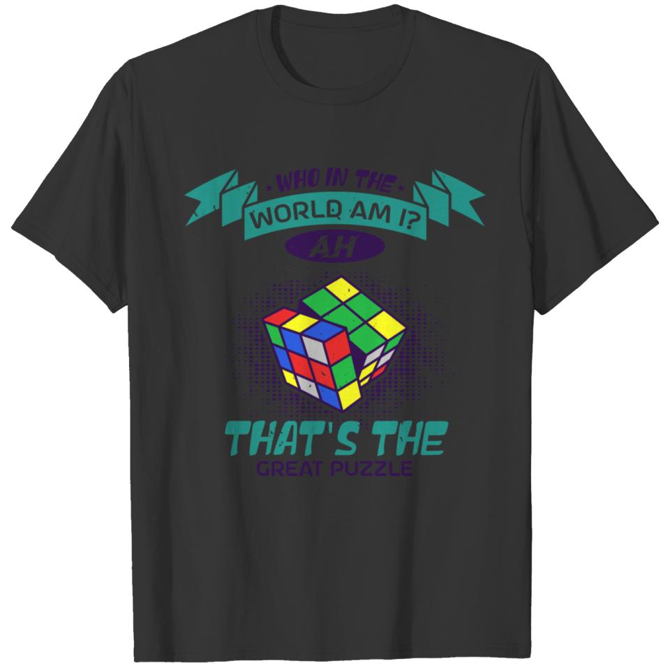 puzzle Who in the world Puzzle Shirt T-shirt