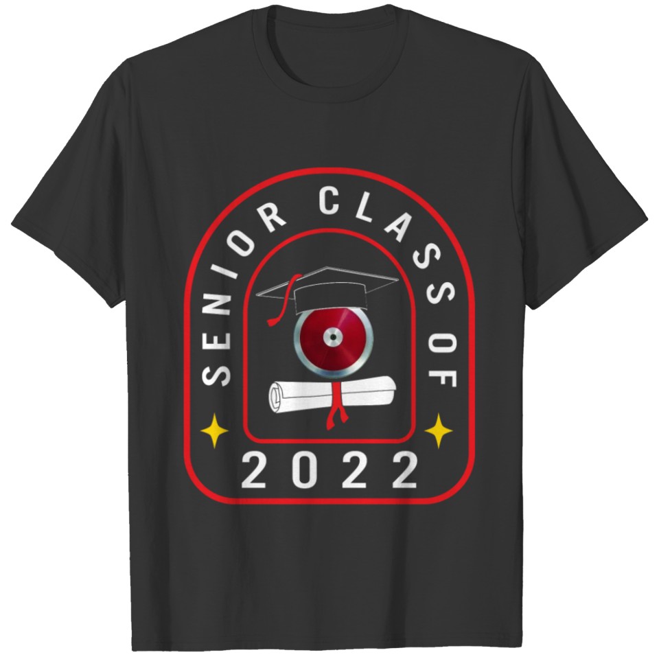 Class Of 2022 Senior Discus Throwing Graduation T-shirt