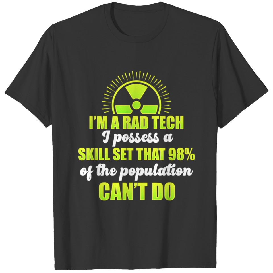 Radiologic Technologist Rad Tech Fun Studies T-shirt