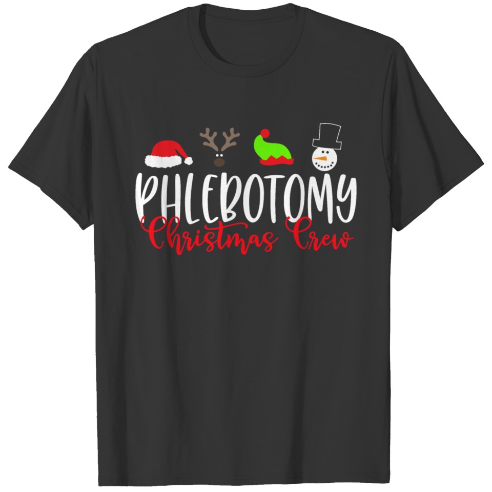 Christmas Phlebotomist, phlebotomy, lab T-shirt