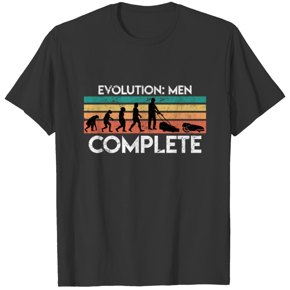 Evolution Men Complete lawn mowing Robot mower T Shirts