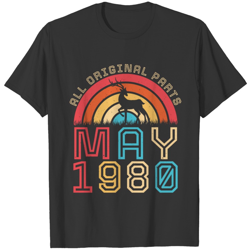 Retro 1980 May T-shirt