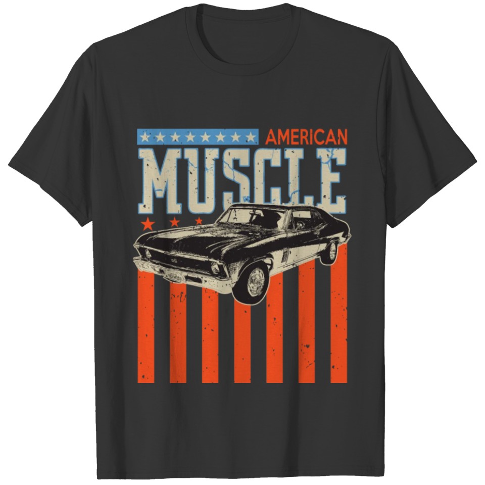 American Muscle Classic Car T-shirt