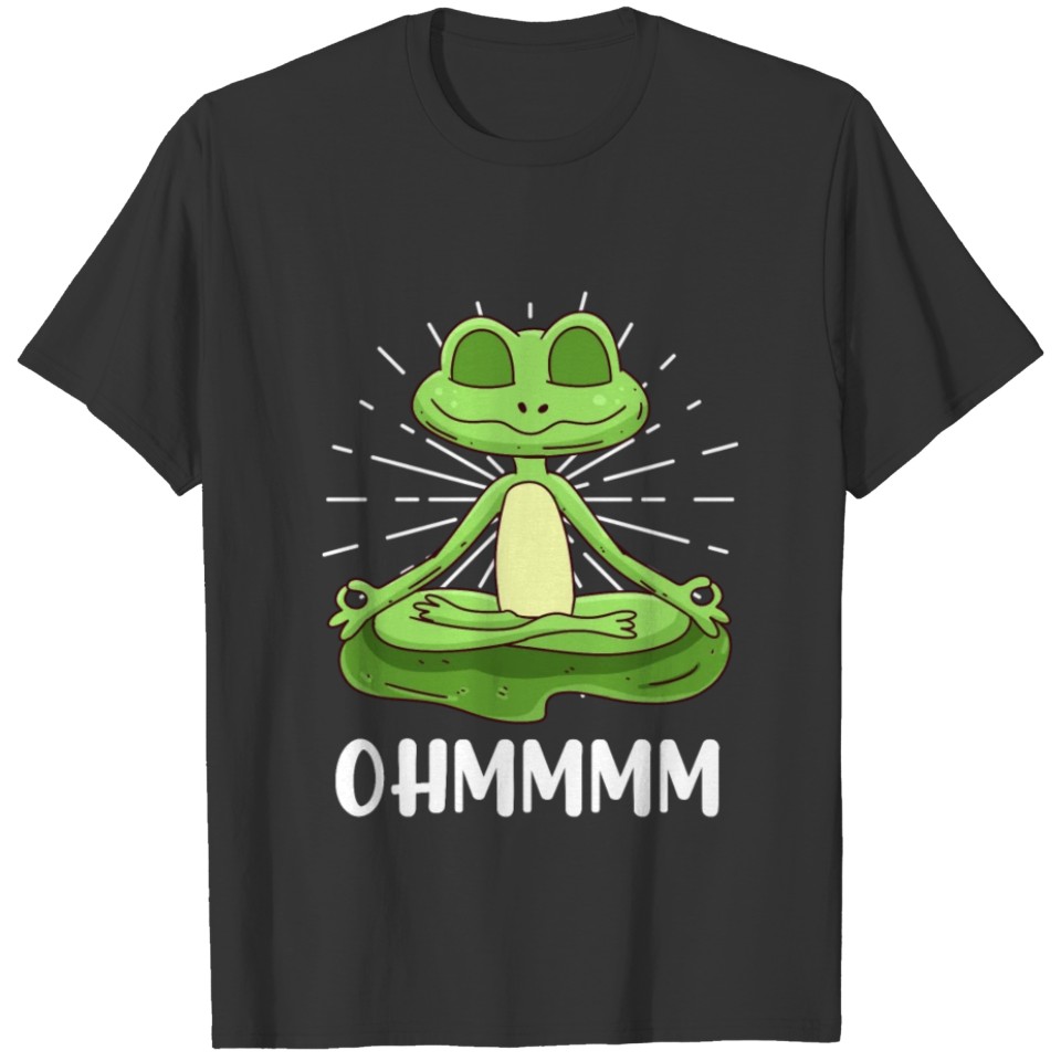 Ohmm Yoga Frog Yoga Course Yoga trainer T-shirt