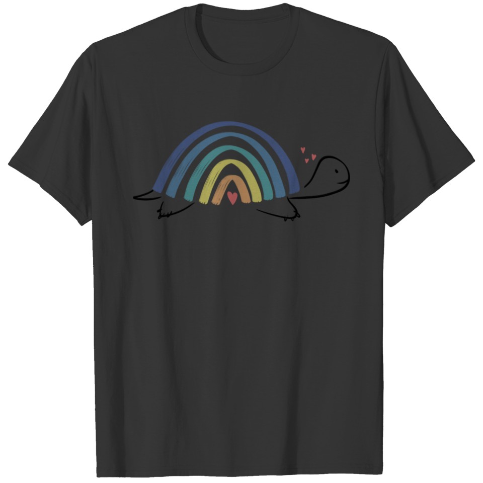 Rainbow turtle T-shirt