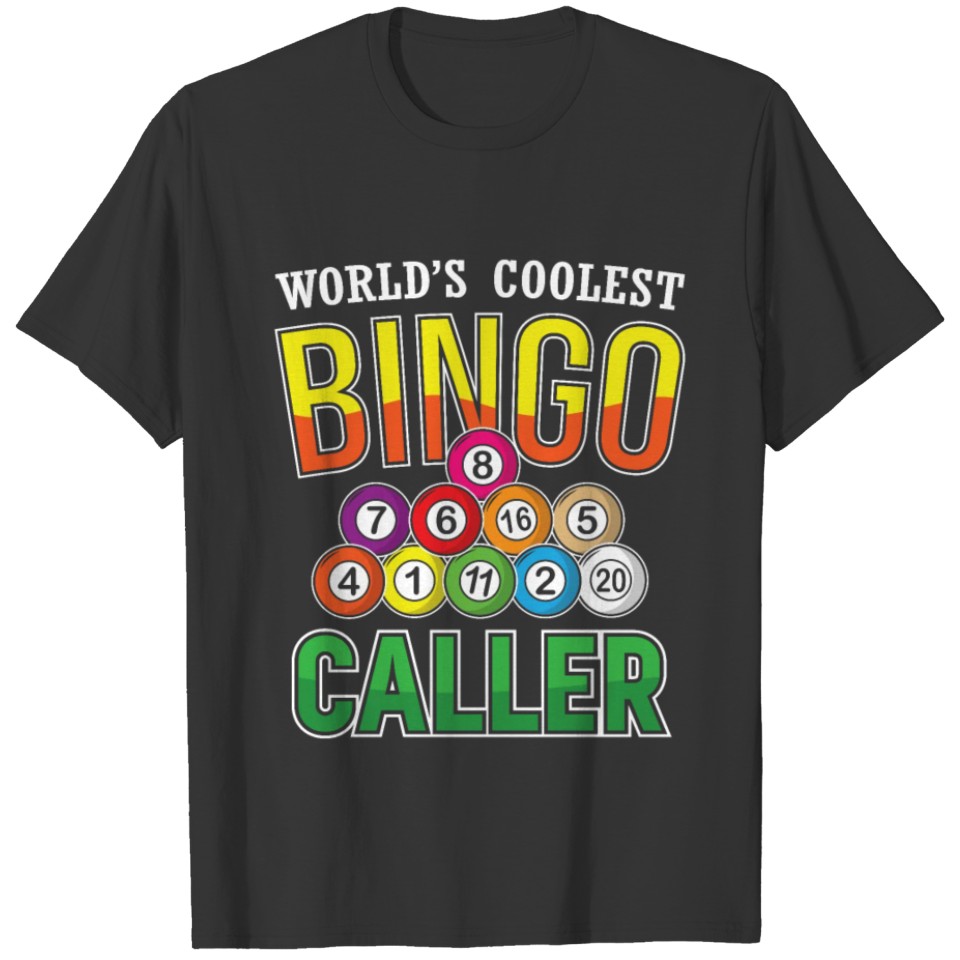 Bingo Caller Funny T-shirt