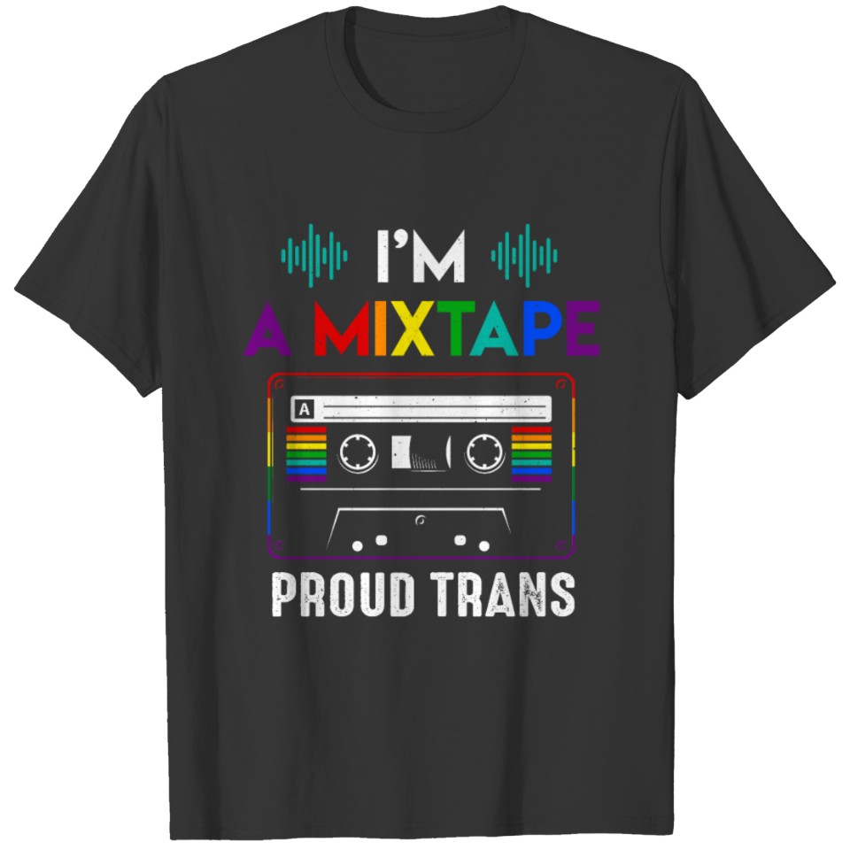 Mixtape Proud Transgender Pride LGBT Pride Month T-shirt