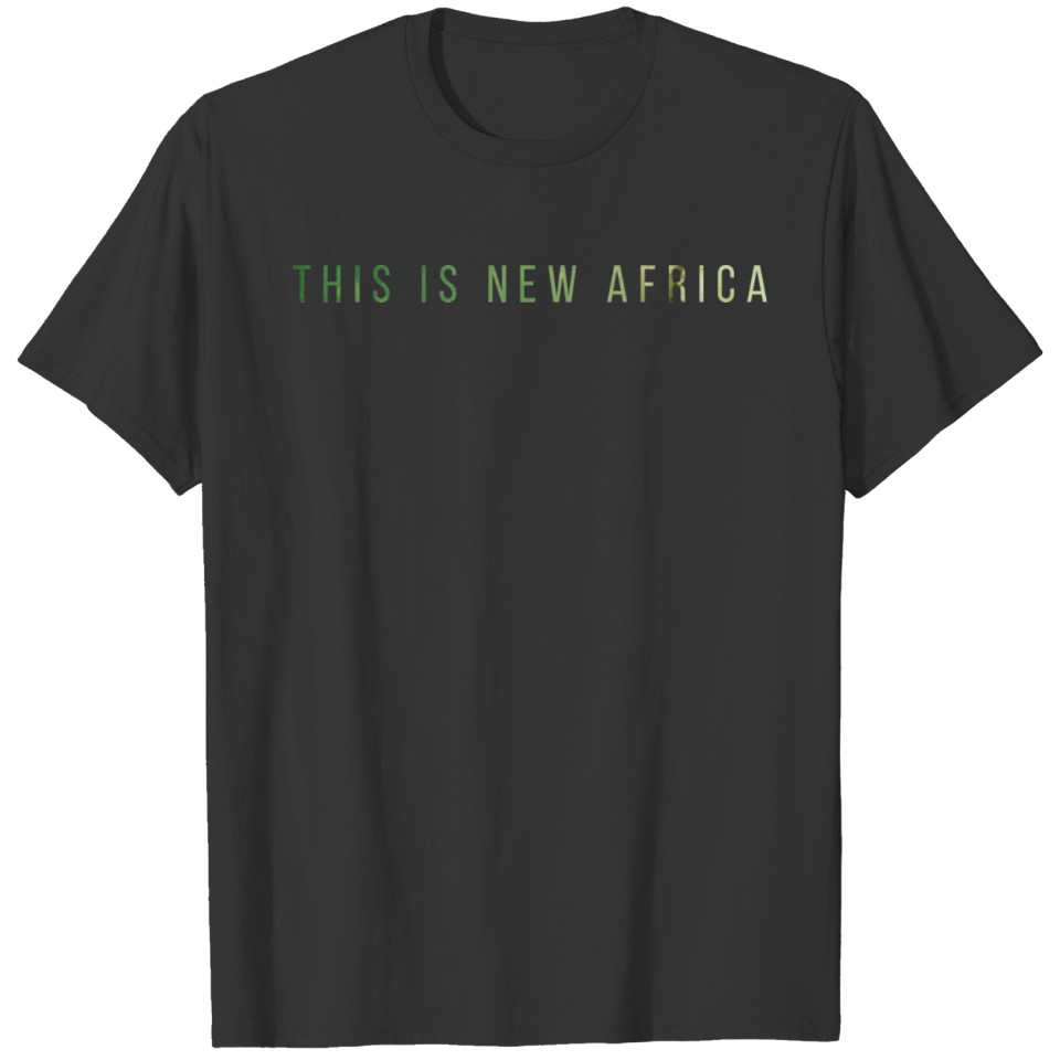 This is new Africa (flower green) T-shirt