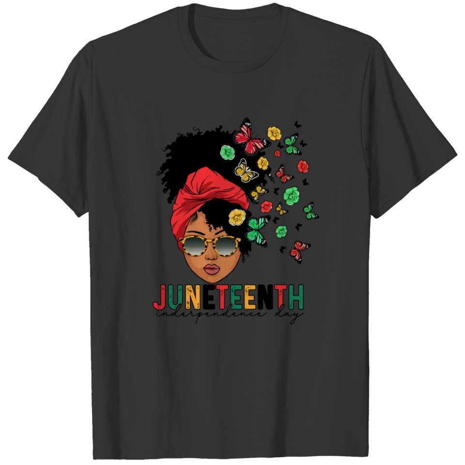Funny Juneteenth Quote Independence Black Girl Coo T Shirts