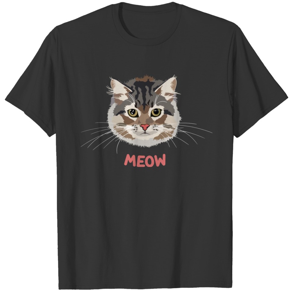 Cute Cat Meow T-shirt