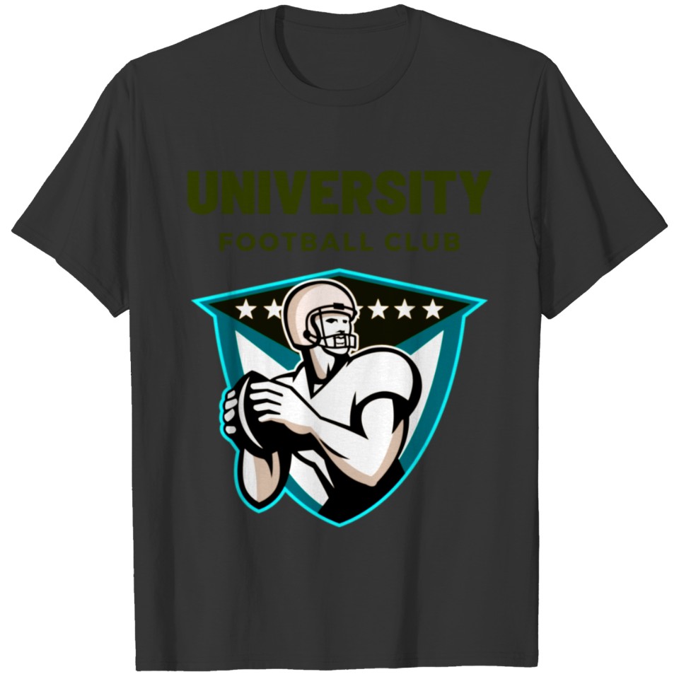 university football club T-shirt