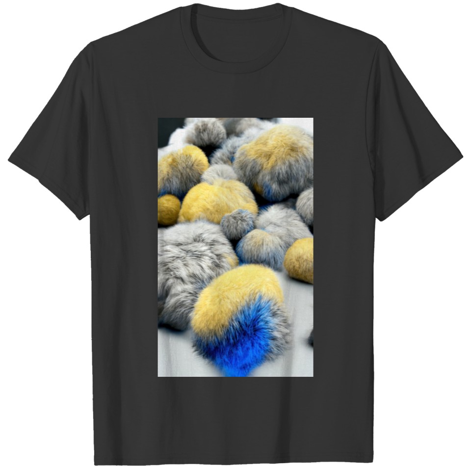 Incredible Blue Yellow Furry Art T-shirt