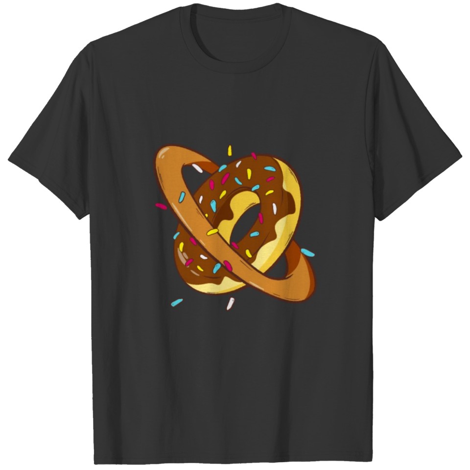 Planet Donut Space Funny Donut Lover T-shirt