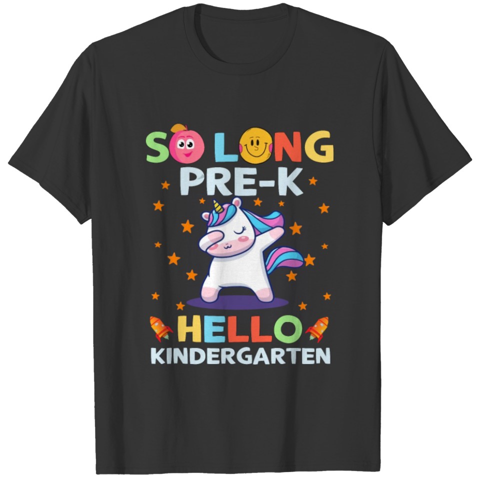 so long preschool hello kindergarten T-shirt