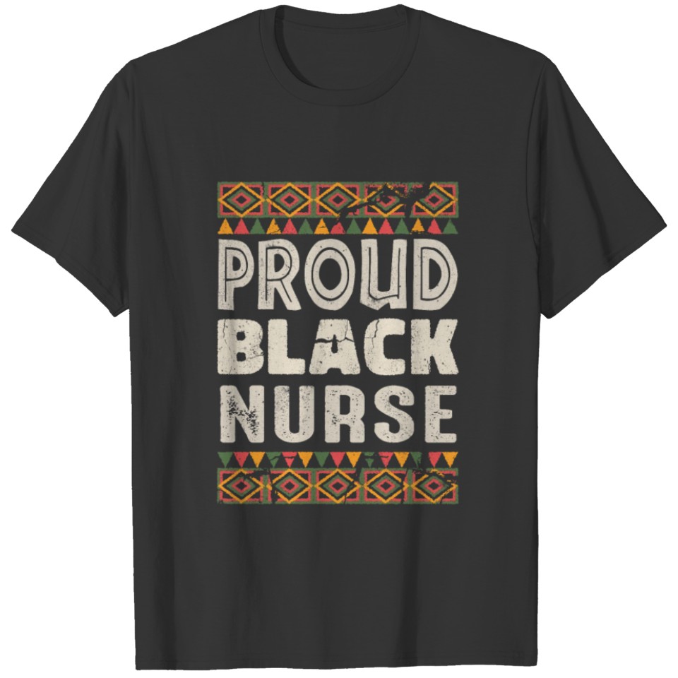 June Proud Black Nurse Black History Juneteenth T Shirts