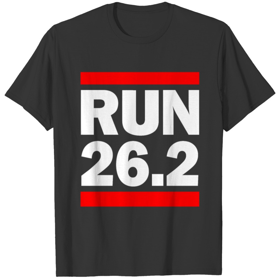 Run 26.2 Miles Marathon Runner Training Running T-shirt
