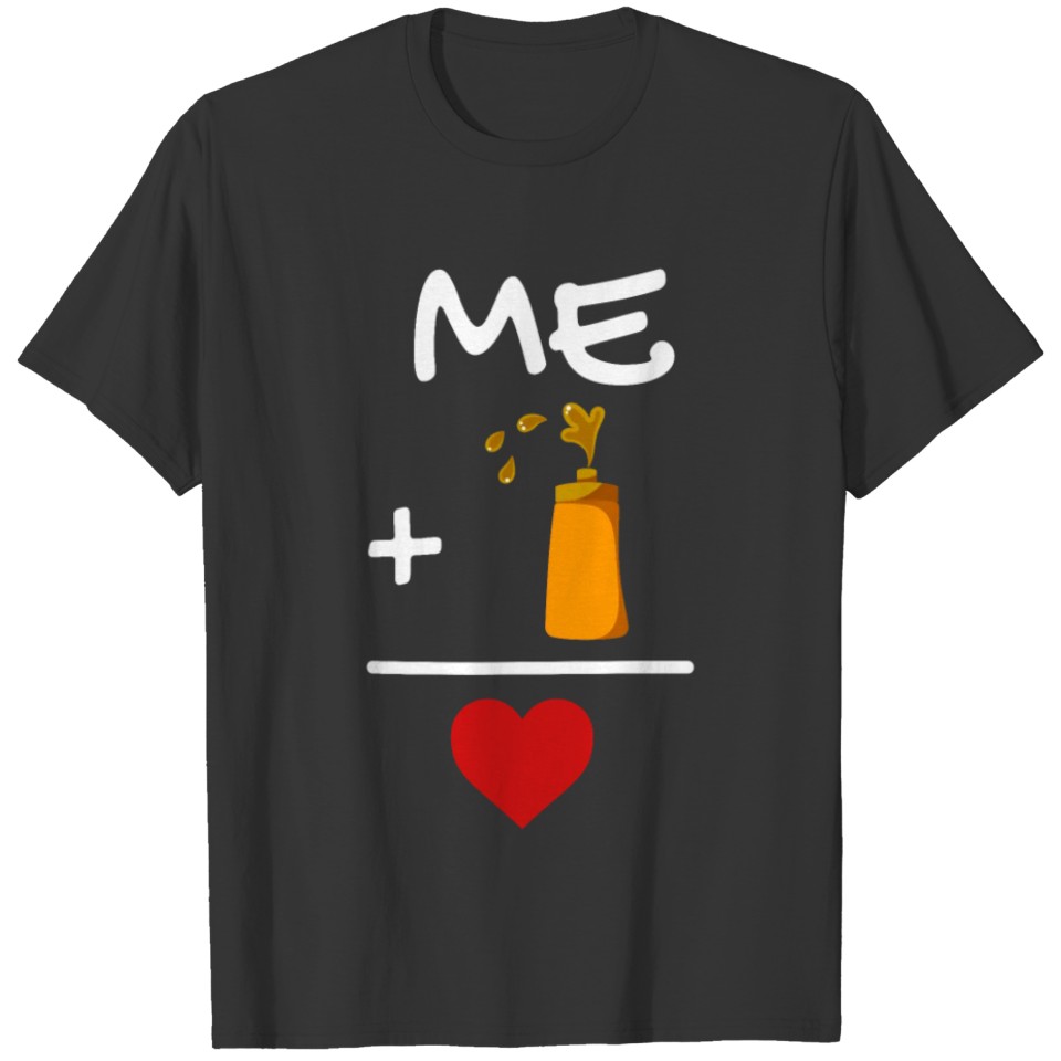 Loves Mustard Heart Gift T-shirt