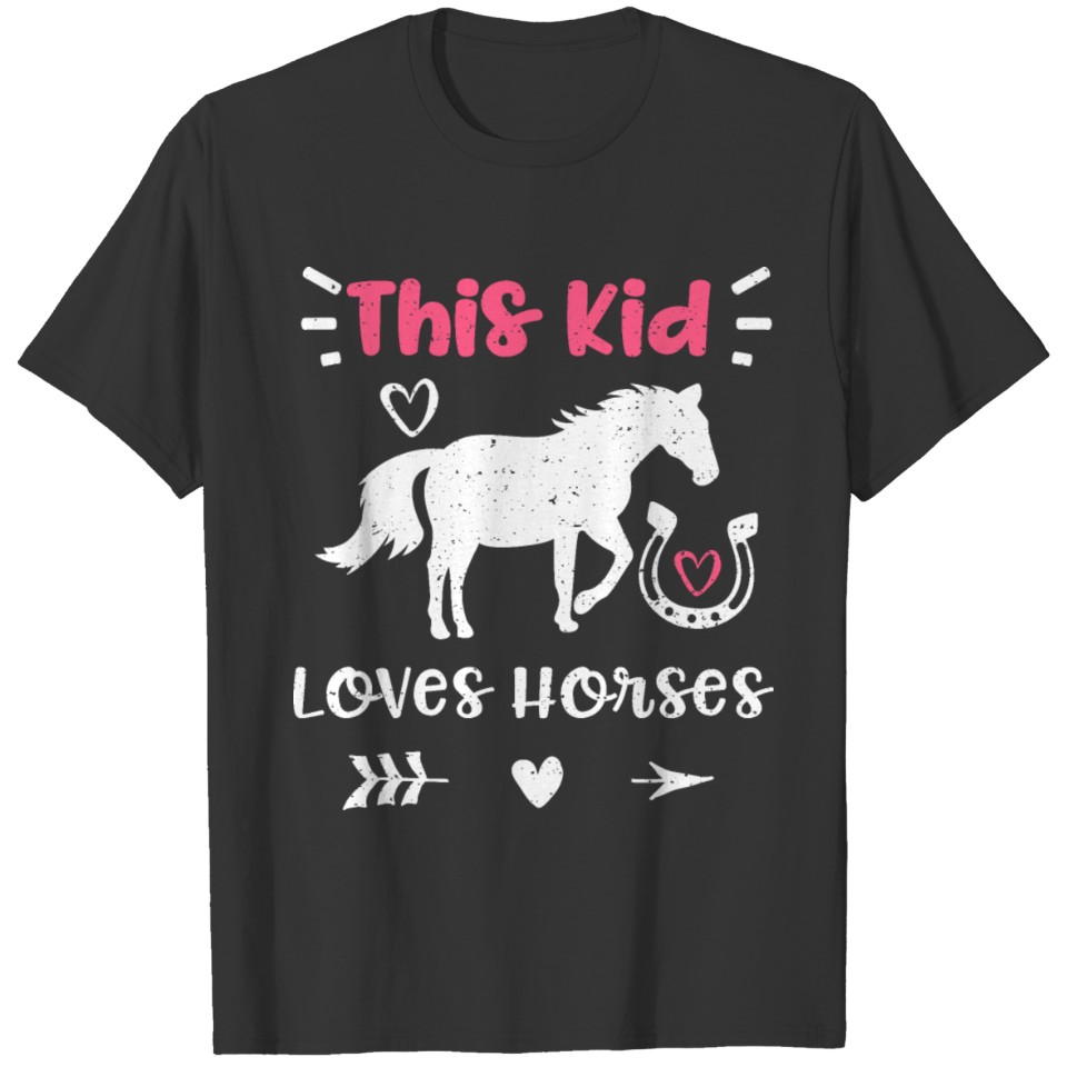 This Kid Loves Horses - Horse T Shirts