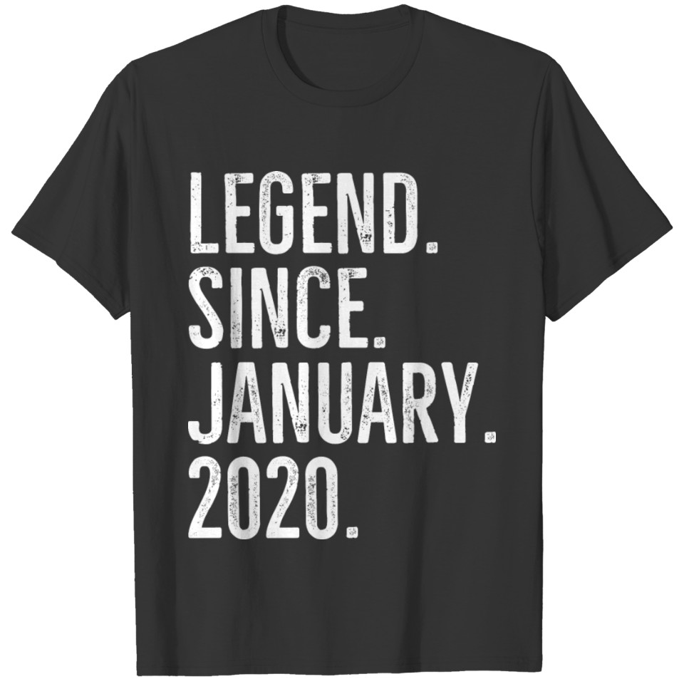 Legend Since January 2020 T-shirt