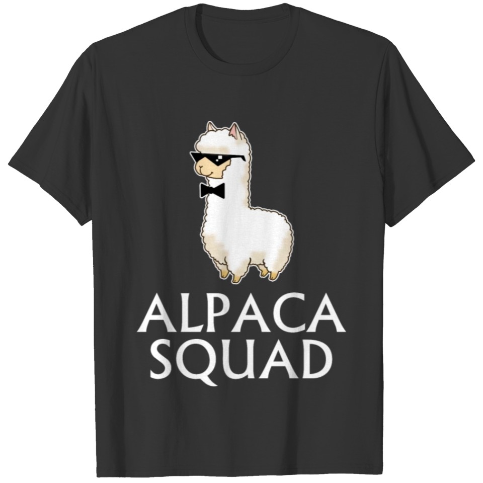 Cute alpaca Squad Shirt Gift T-Shirt T-shirt