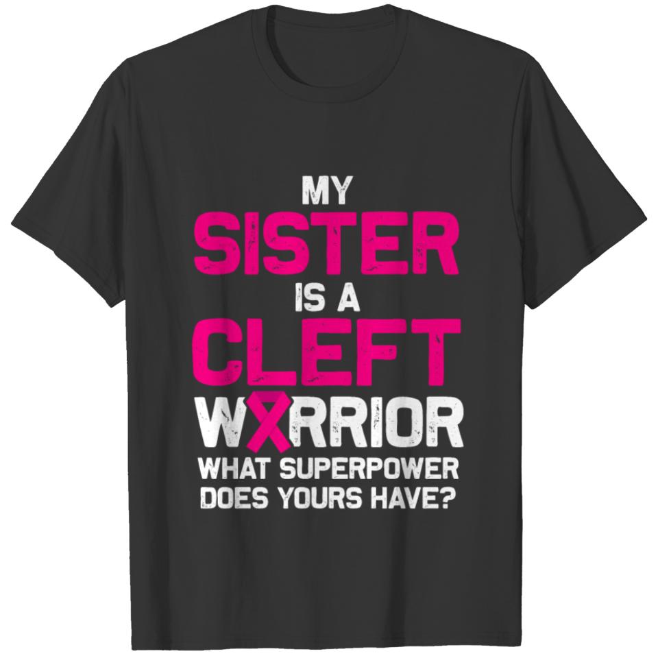 Cleft Palate Lip Practicing Strong Awareness T-shirt