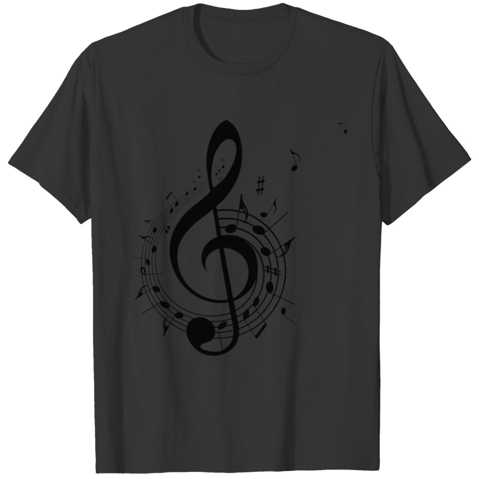 music symbol design T-shirt