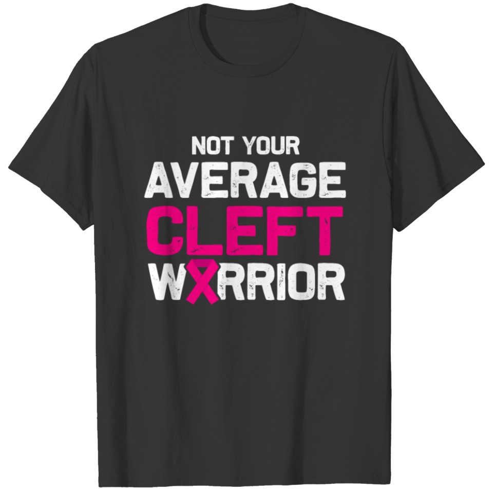 Cleft Palate Lip Supporting Strong Awareness print T-shirt