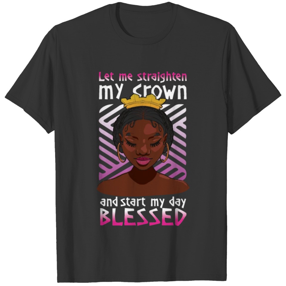 African American Blessed Women Empowerment Art T-shirt