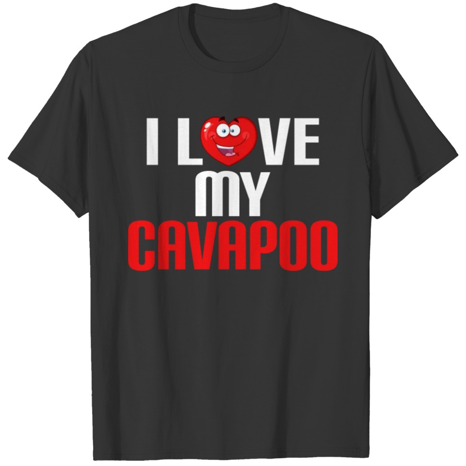I Love My Cavapoo Dog Gift T-shirt
