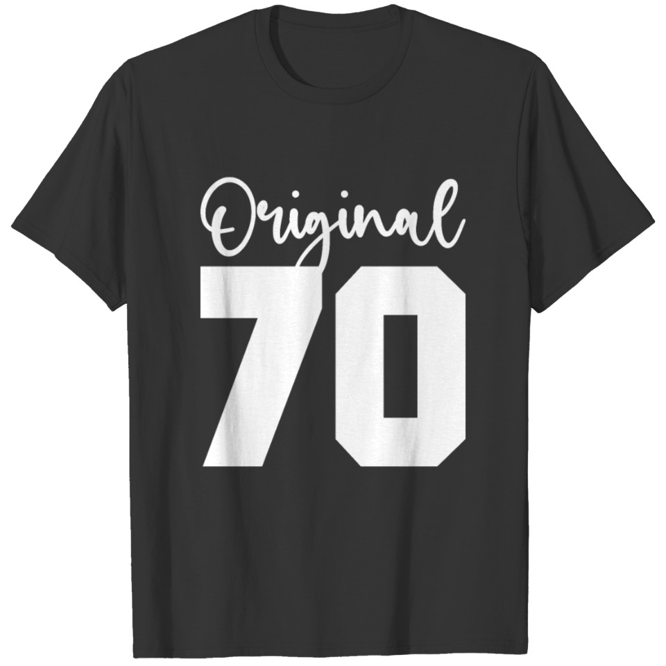 52nd Birthday Women Men Original Vintage 1970 T-shirt