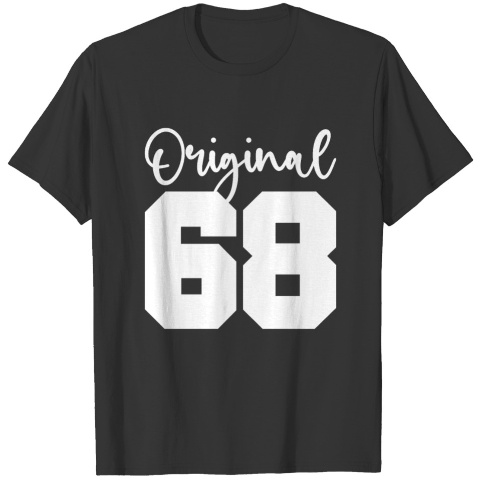 54th Birthday Women Men Original Vintage 1968 T-shirt