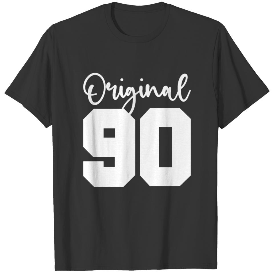 32nd Birthday Women Men Original Vintage 1990 T-shirt