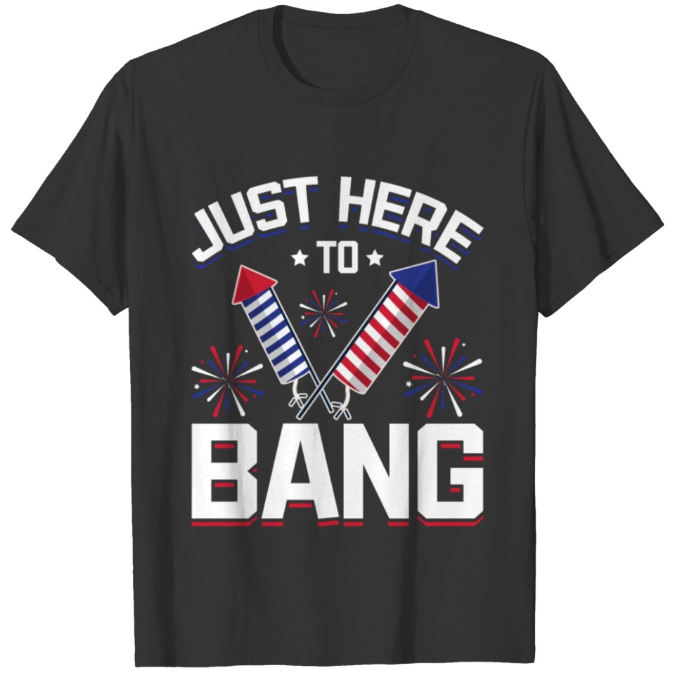 Fireworks Director Humor American Flag 4th July T-shirt
