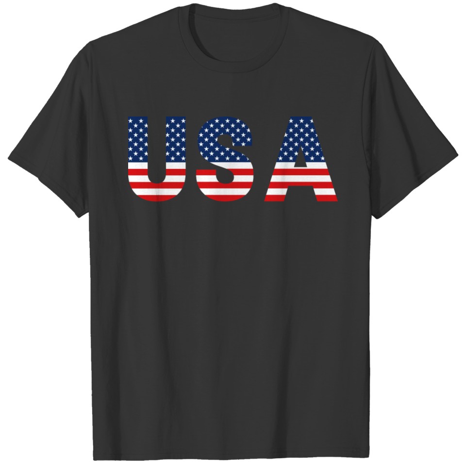 USA, American Flag, 4th of July T-shirt