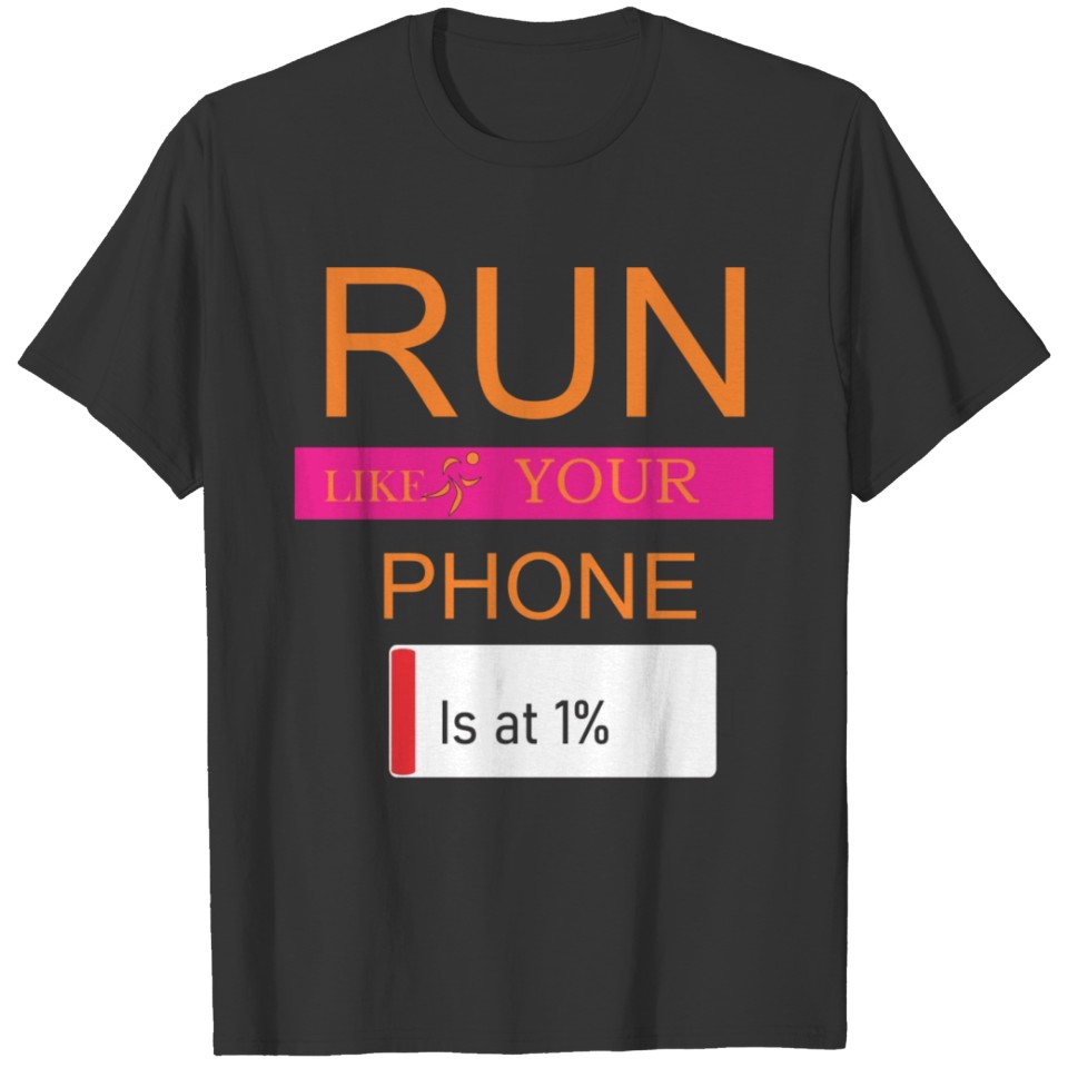 Phone run T-shirt