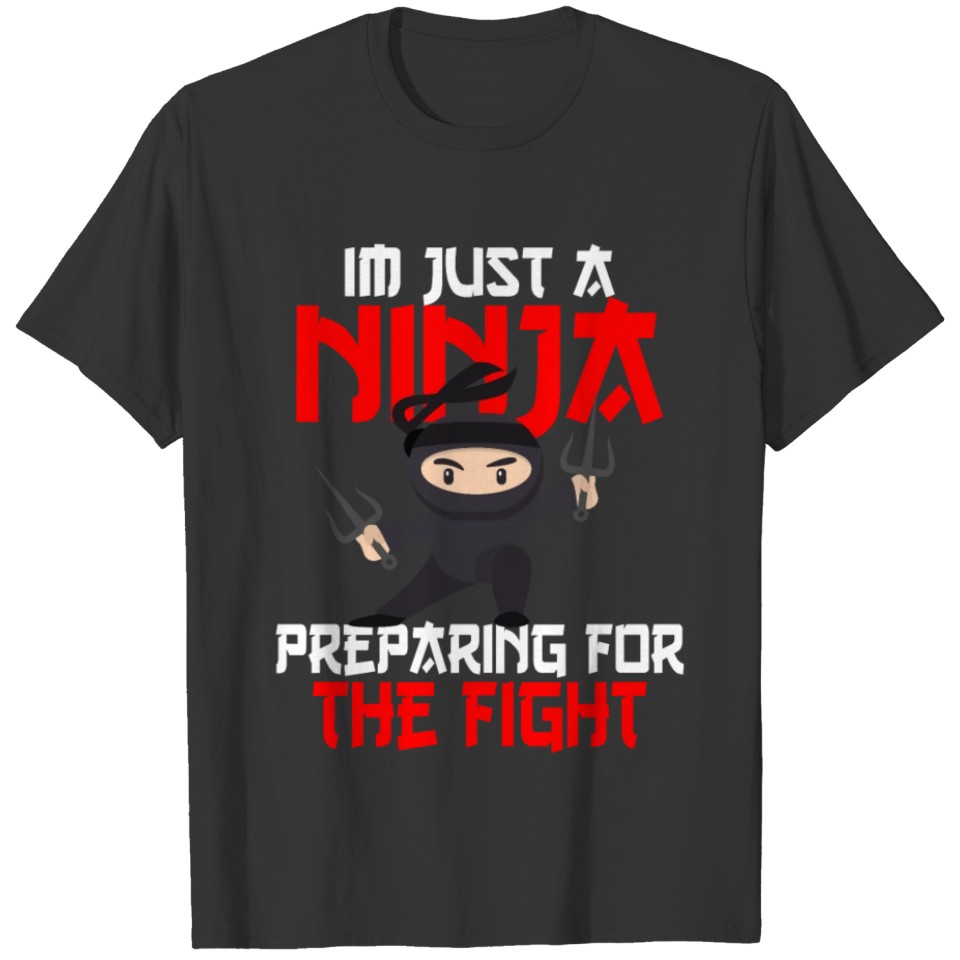 Ninja Ninjutsu Judo Katana Kids Shuriken Warrior T-shirt